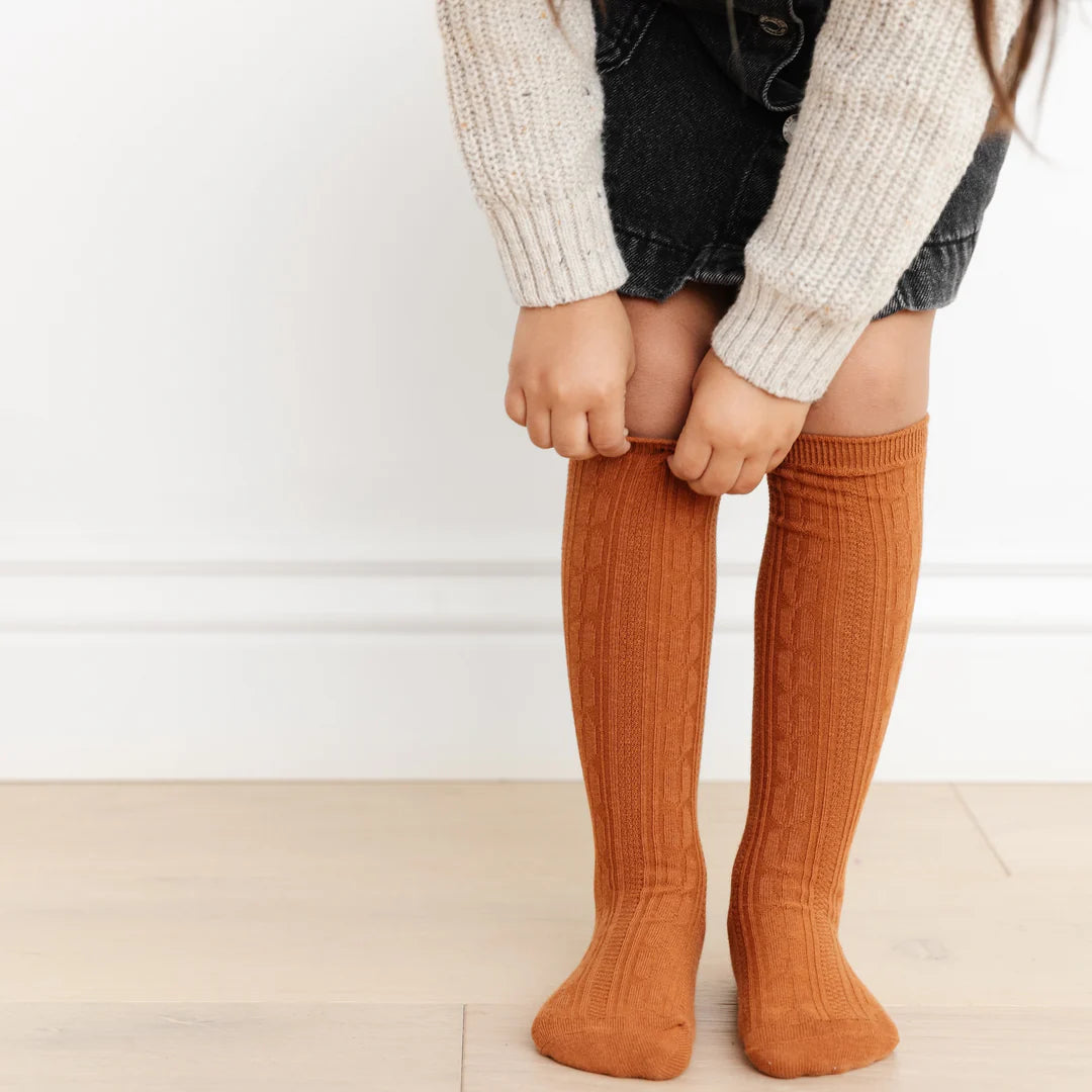 Knit Knee High Socks