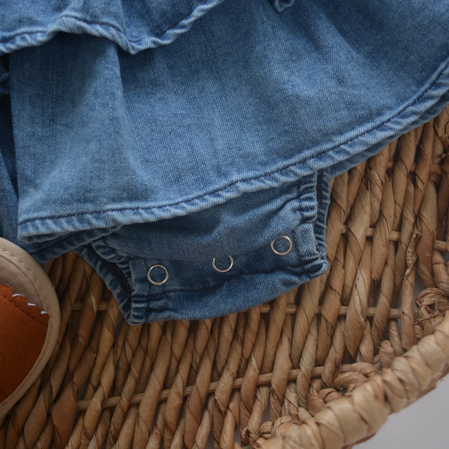 Denim Bodysuit Dress