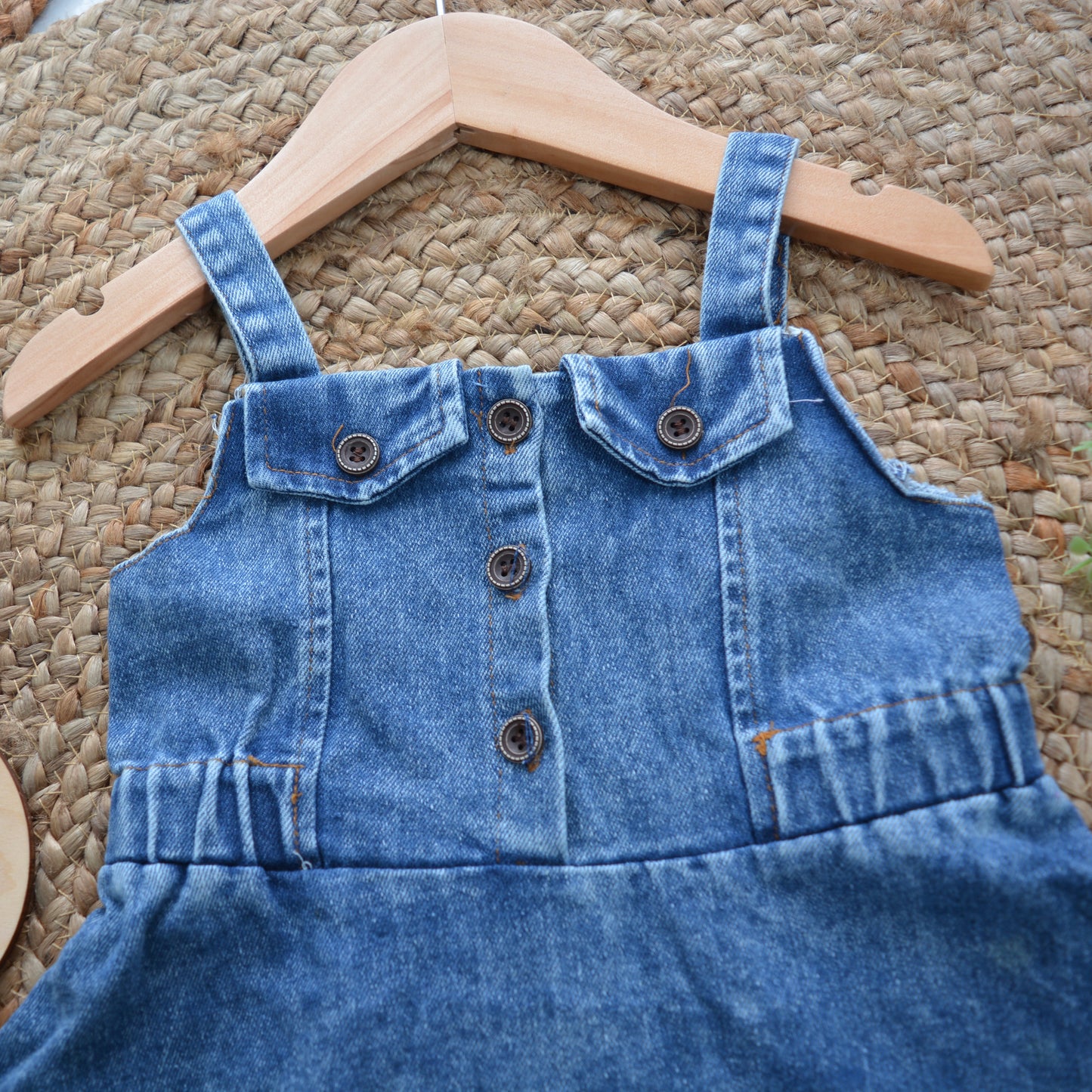 Denim Ruffle Dress