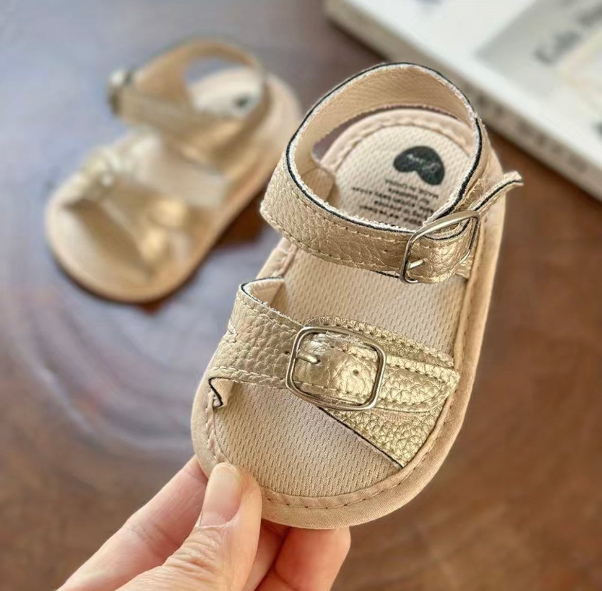 Baby Girl Solid Sandals